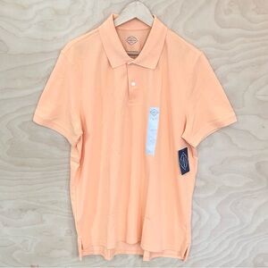 St. John's Bay Peach Short Sleeve Polo Shirt